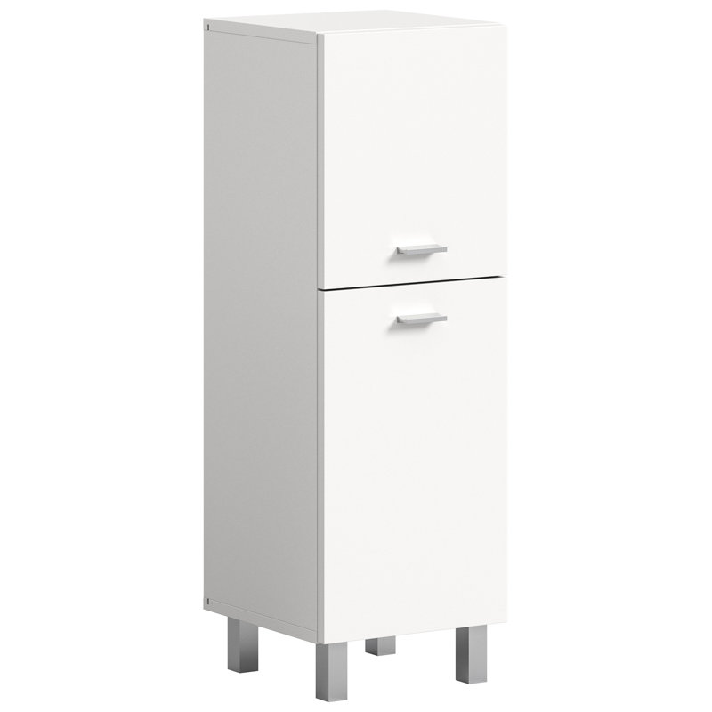 Boston Particle Board Freestanding Bathroom Cabinet, White