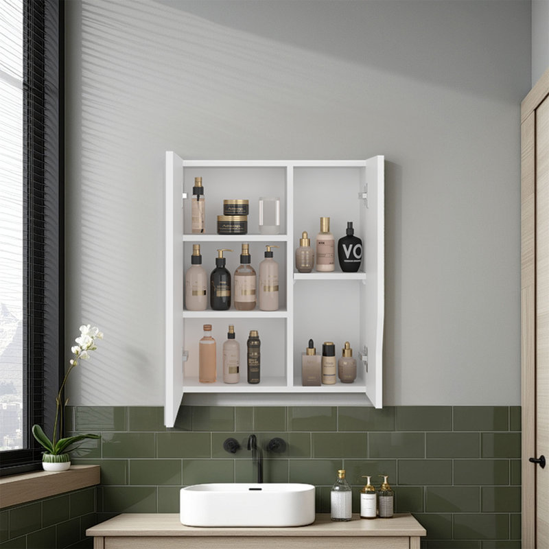 Athol Medicine Cabinet, White