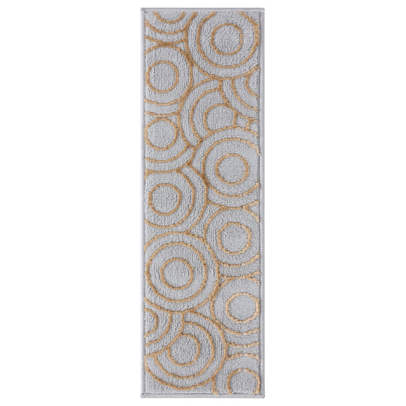 Tapis d'escalier Camiron, Gris/beige