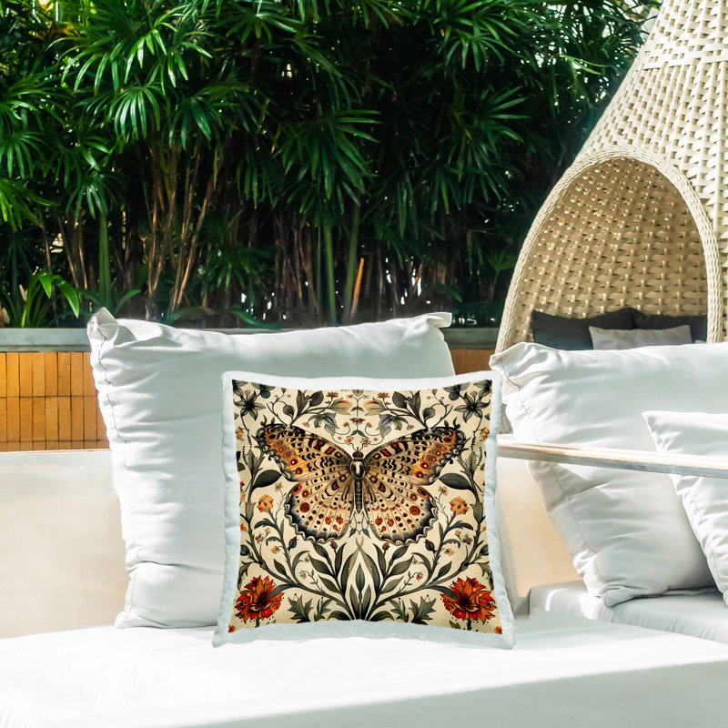 Coussin extérieur Baroque Butterfly & Botanicals