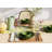 Kailua Collection Water Hyacinth Embroidered Rectangle Placemat