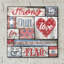  «Our Patriotic Love» par Art Licensing Studio, art mural en verre acrylique, 12 po x 12 po