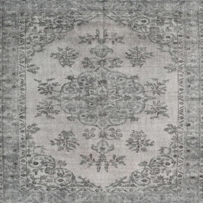 Tapis gris/brun clair traditionnel Culmore