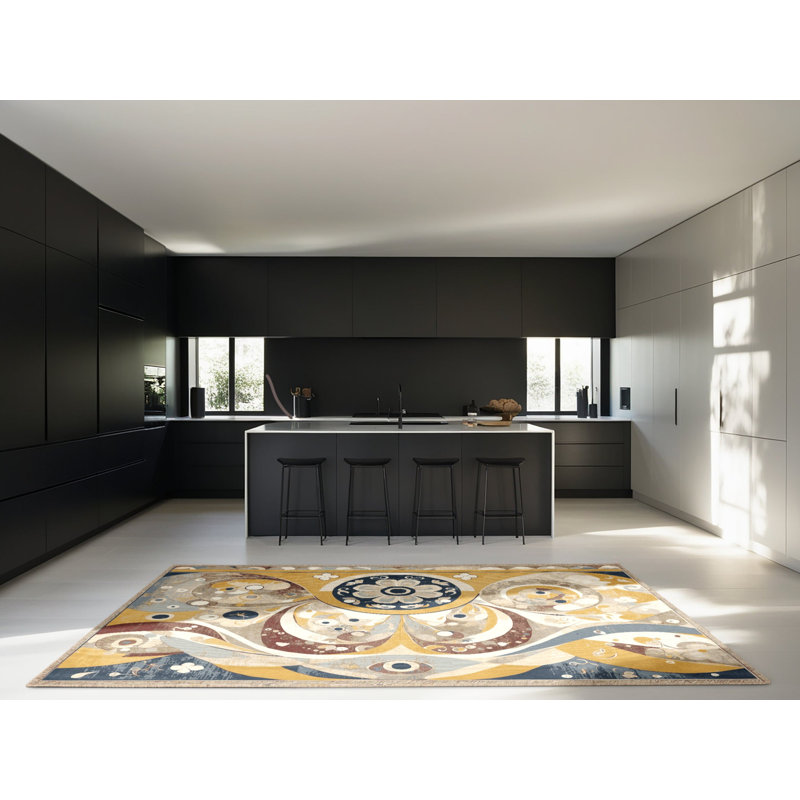 Jazzy Curl Rug, Rectangle 2' x 3'
