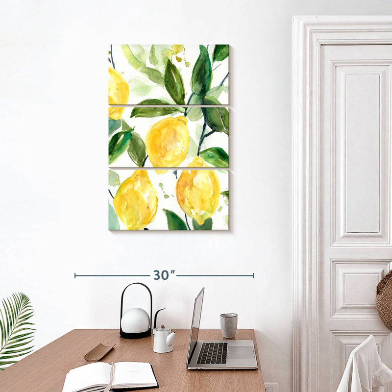 Yarlin Lemony Branch II, 32" H x 20" W