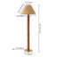 Lampe sur pied en métal 62 po Mirren