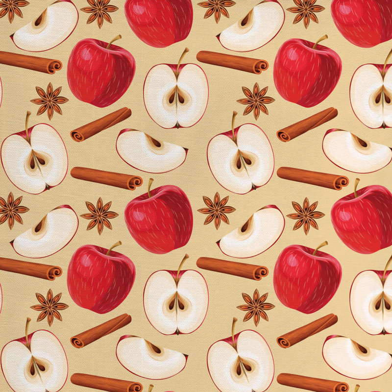 Tissu pomme, l 58 po x L 72 po