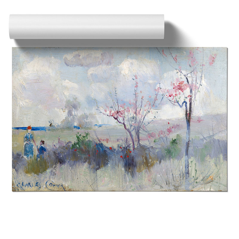 Herrick's Blossoms by Charles Conder - No Frame Painting, 30cm H x 42cm W x 0.1cm D