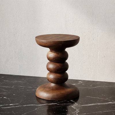 13.8" Solid Wood End Table