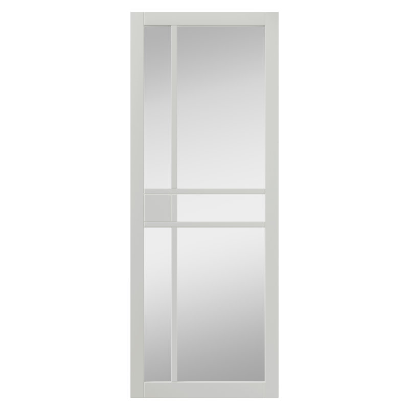 City Glass Door Prefinished, 198.1cm H x 76.2cm W x 3.5cm D