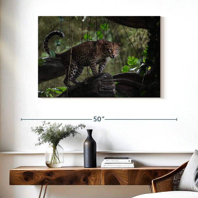 Brampt Indonesian Leopard, 26" H x 39" W