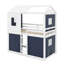 Lit simple superposé en bois avec tente-776809680-776809682