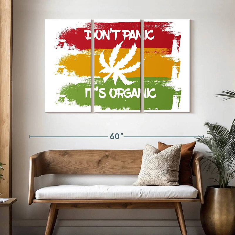 Organic Marijuana, 32" H x 50" W