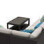 Ensemble de conversation modulaire avec coussins Sunbrella 5 pièces Ehrenfried-256099456