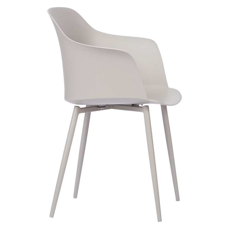 Alonzo Patio Dining Armchair, Flint Grey