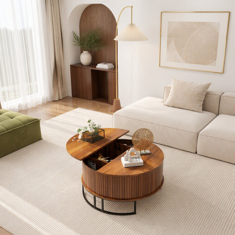Table basse 31,5 "avec rangement