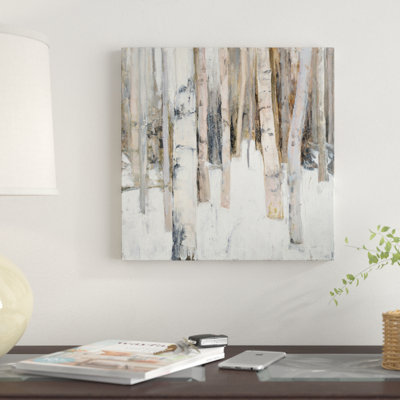 « chaude winter light i », reproduction sur toile tendue