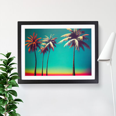 Painted Palm Trees Vol.3 - Framed Print