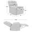 Le fauteuil inclinable Granada en kaki