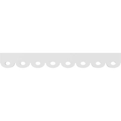 6"H x 5/8"P x 48"L Hudson Architectural Grade PVC Running Trim
