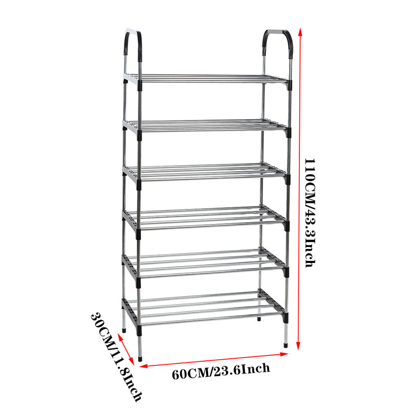 18 Pair Stackable Shoe Storage Cabinet
