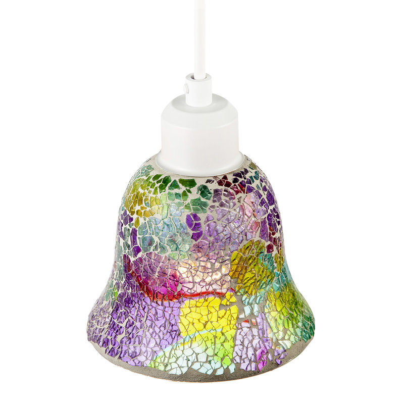 11 cm H Cone Glass Pendant Shade ( No Direct Attachment Method )