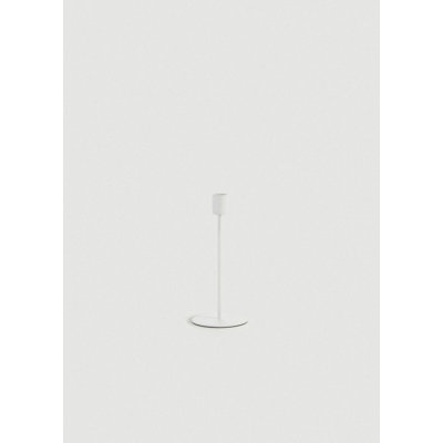 White Doric Candle Holder - Medium
