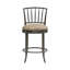 Tabouret de bar pivotant à hauteur de comptoir Conte de qualité commerciale Conte-1352734946-1352734945