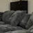 Adjustable Dark Straight-Line Sofa