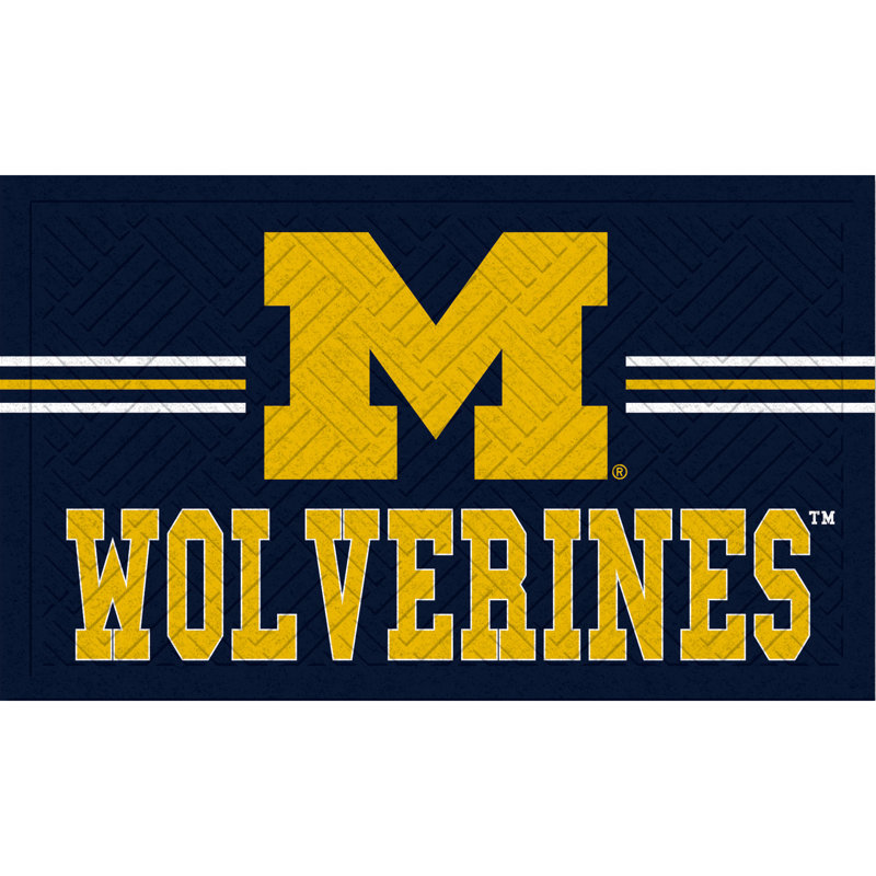 Embossed Mat, Cross Hatch, University Of Michigan