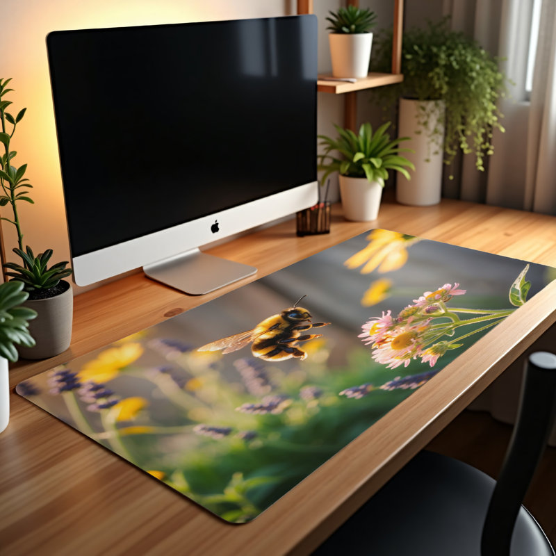 Polyester Desk Pad, 14.4x12.1