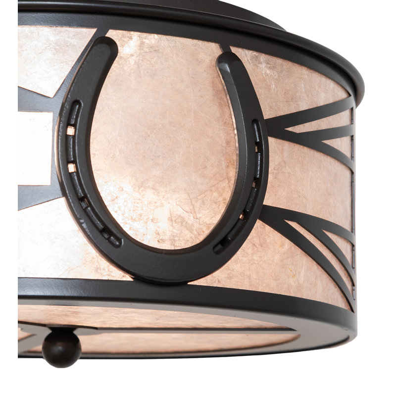 Rustic Lodge 2 - Light Flush Mount