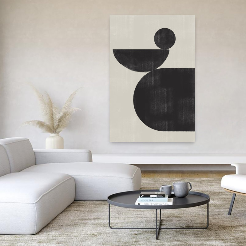 Art contemporain, art contemporain minimaliste abstrait, H 60 po x l 40 po