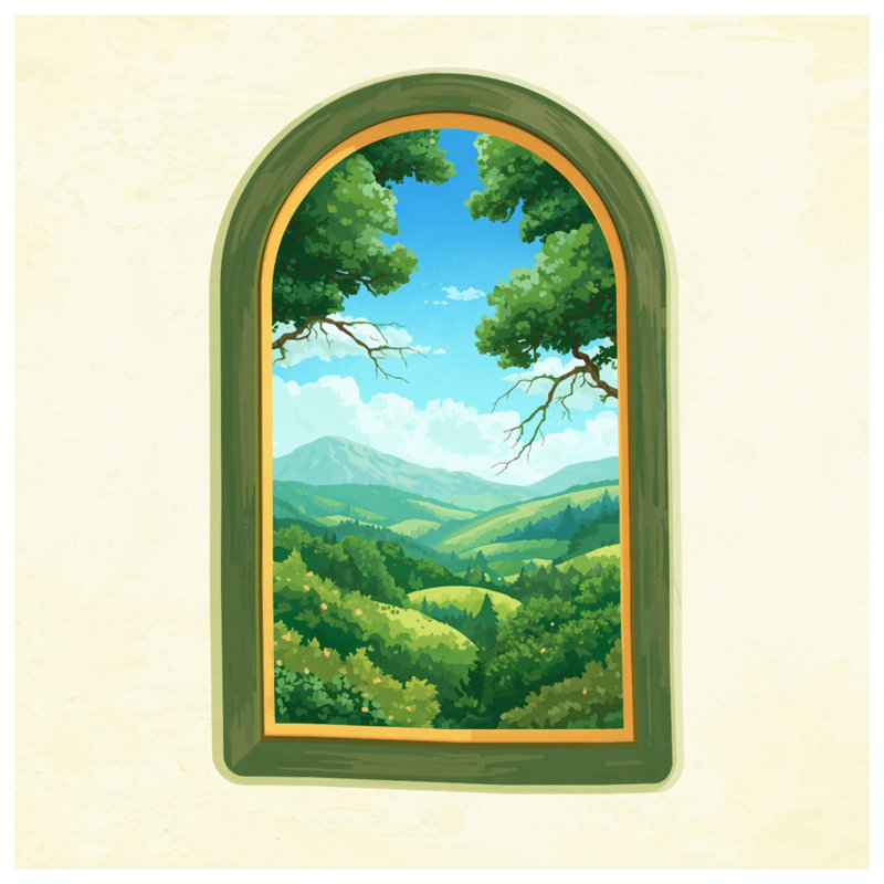 Rideaux de douche Mountainous Landscape, L 70 po x H 93 po