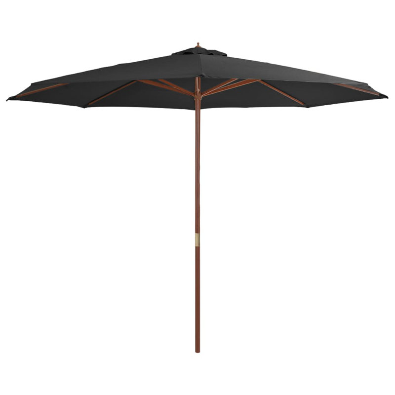 Parasol de plage 137,8 "x 137,8" Behar, Gris anthracite