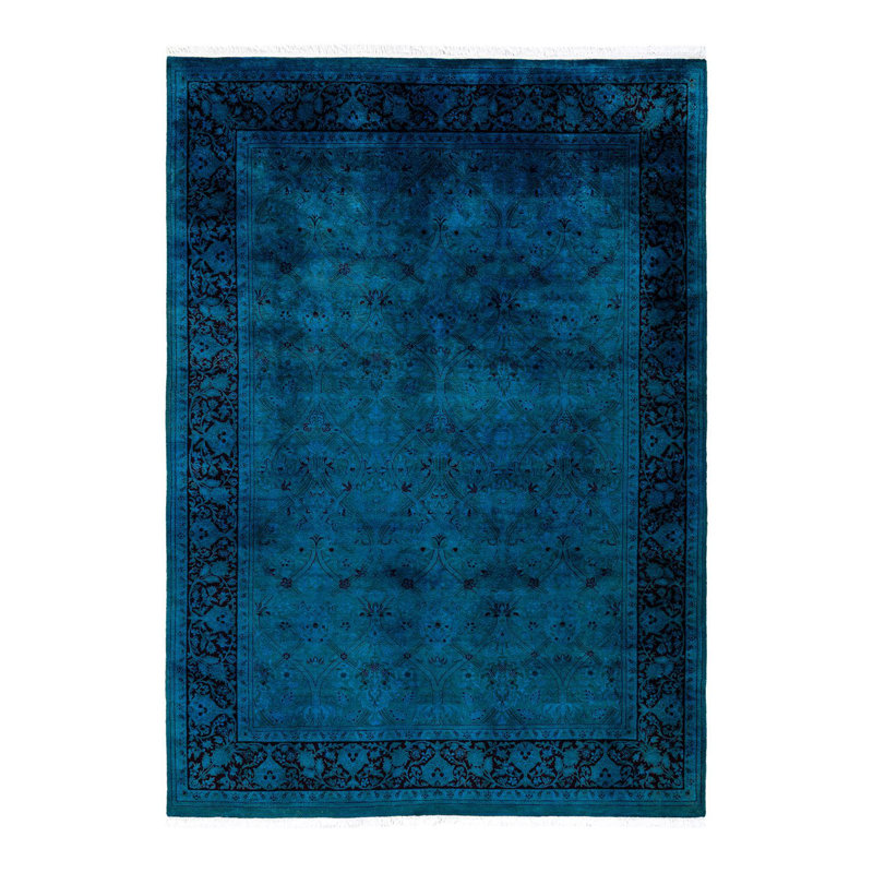 Fine Vibrance One-of-a-Kind 6' 1" X 8' 6" Hand Knotted Area Rug