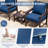 Outdoor Deep Seating Cushion Set Indoor And Outdoor Seat / Back Cushion, Available In 4 Sizes-929802324-929802340