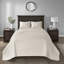 Ensemble de couvre-lit réversible 3 pièces très grand pour très grand matelas avec protection antimicrobienne-123619607-123619606