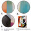 «Lyla Orange Geometric Rhythms II», reproduction sur toile-88519171-88519172