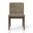 Aurora 4-Person Extendable Dining Set with 90" Leg Table and 4 Performance Leather Chairs, Latte