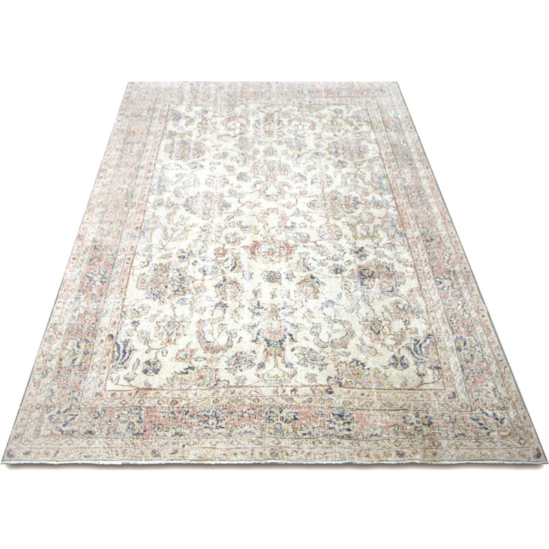 One-of-a-Kind 7' X 11'4" 1960s Wool Area Rug in