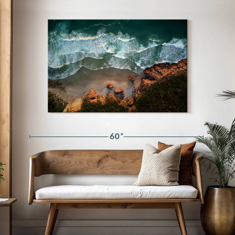 Gillard Coastal Waves, H 32 po x l 48 po