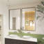 Miroir en aluminium à angle droit encadré pour une décoration intérieure élégante-801322812-801322809