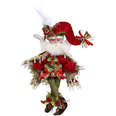 Holly Berry Fairy, Small - 10 Inches