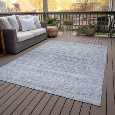 Machine Washable Indoor/Outdoor Colman ACN2150 Striped Rug