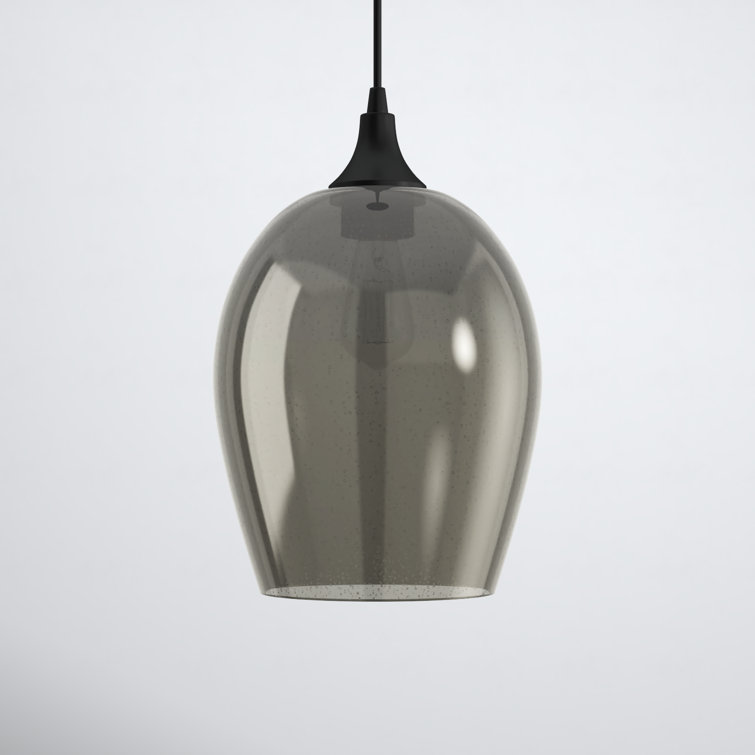 Foxe Single Light Glass Dimmable Pendant