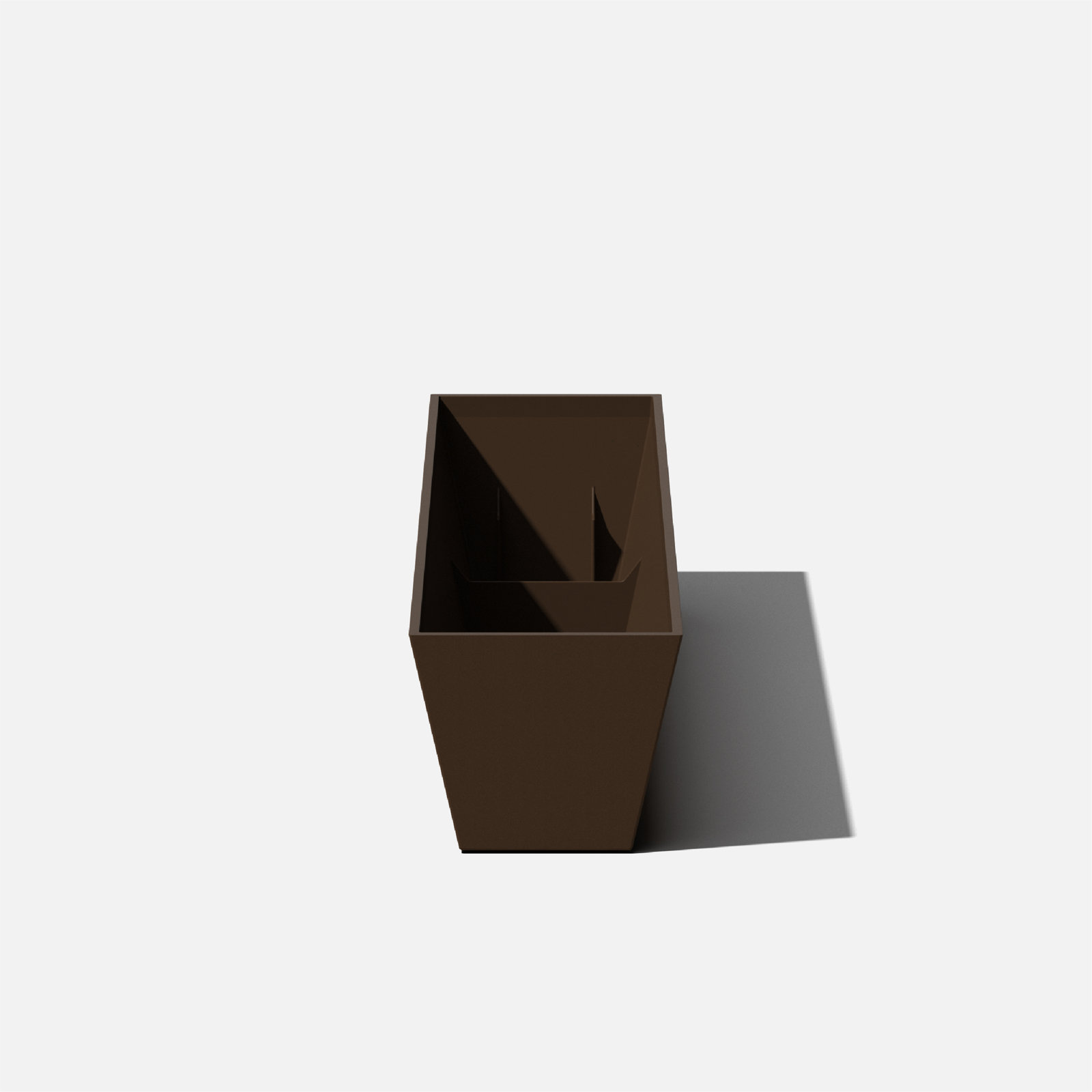 Pure Series Planter Box, Espresso, 9" H x 36" W x 10" D, Set of 1