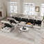 Canapé modulaire rembourré 6 pièces avec rangement sous le siège 6 pièces-102741955