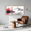 Tableau encadré sur toile représentant un paysage japonais, 122 x 61 cm (48 x 24 pouces).-2128244684