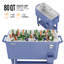 Station de service sur roulettes VINGLI 80 quarts, bleu